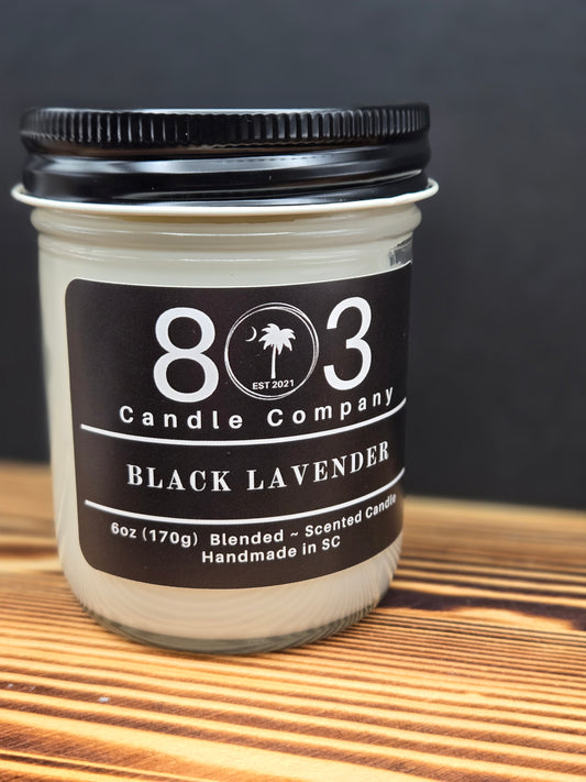 Black Lavender Candle